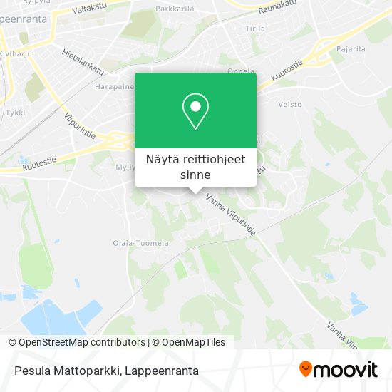 Pesula Mattoparkki kartta