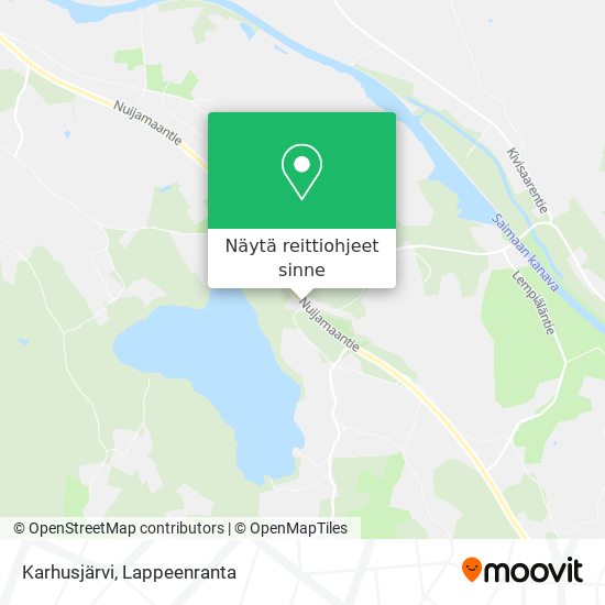 Karhusjärvi kartta