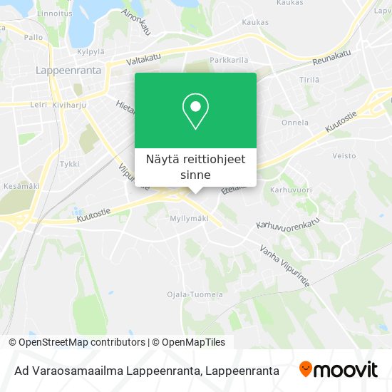 Ad Varaosamaailma Lappeenranta kartta