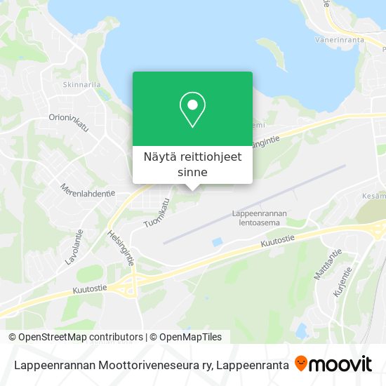 Lappeenrannan Moottoriveneseura ry kartta