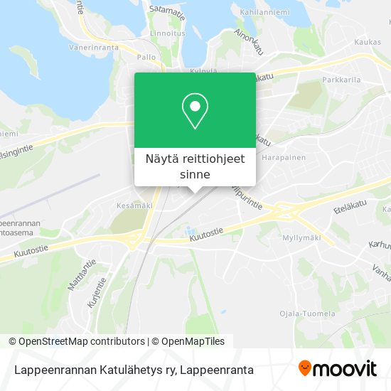 Lappeenrannan Katulähetys ry kartta
