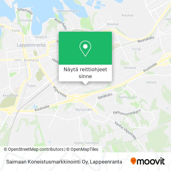 Saimaan Koneistusmarkkinointi Oy kartta