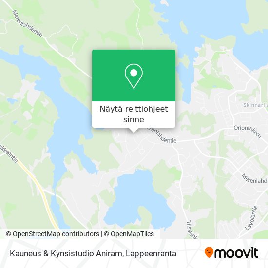 Kauneus & Kynsistudio Aniram kartta