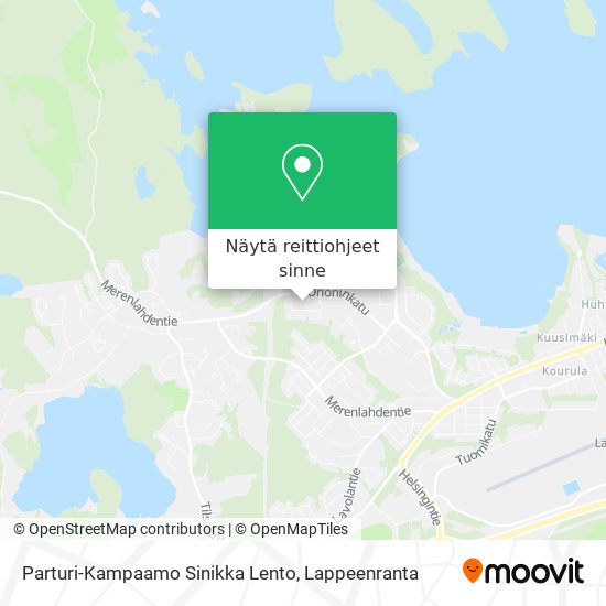 Parturi-Kampaamo Sinikka Lento kartta