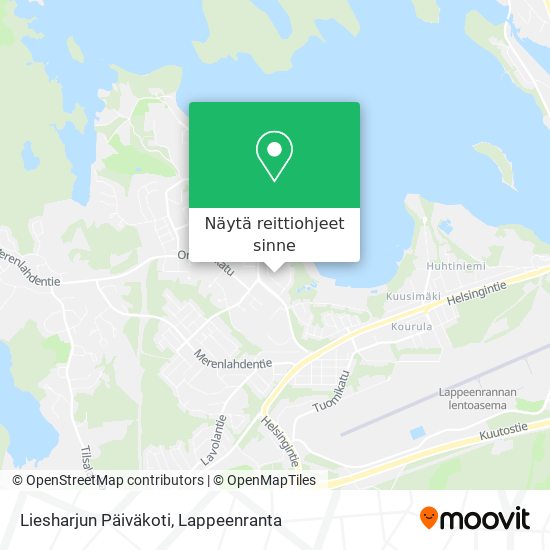 Liesharjun Päiväkoti kartta