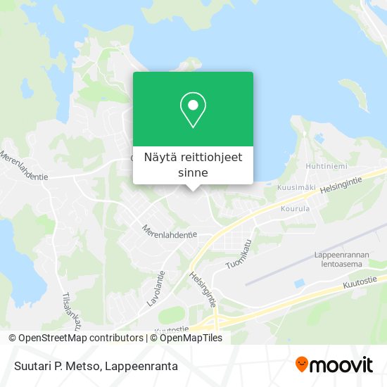 Suutari P. Metso kartta