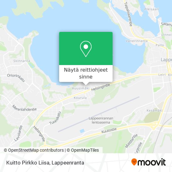 Kuitto Pirkko Liisa kartta