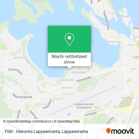 Fiilit - Hieronta Lappeenranta kartta