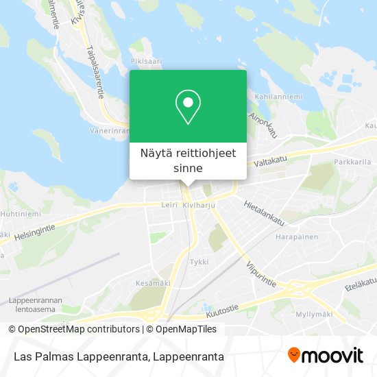 Las Palmas Lappeenranta kartta