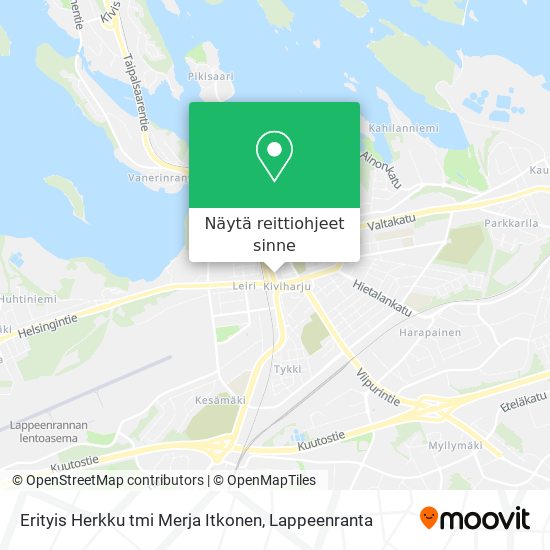 Erityis Herkku tmi Merja Itkonen kartta