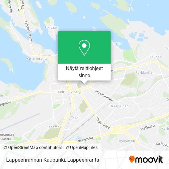 Lappeenrannan Kaupunki kartta