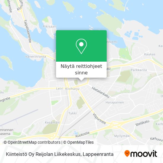 Kiinteistö Oy Reijolan Liikekeskus kartta