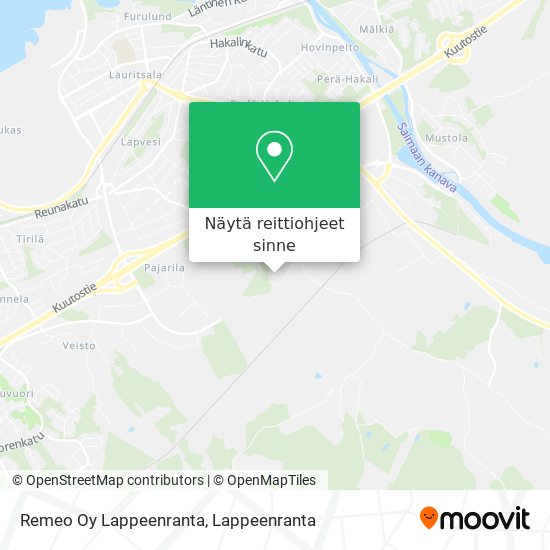 Remeo Oy Lappeenranta kartta