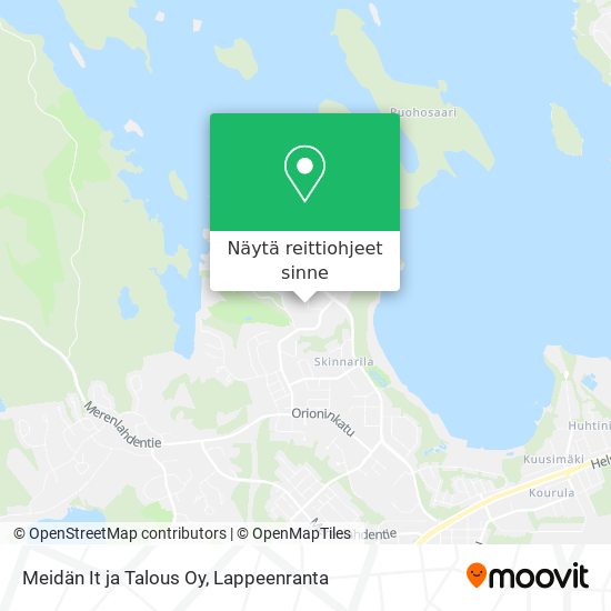 Meidän It ja Talous Oy kartta