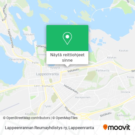 Lappeenrannan Reumayhdistys ry kartta