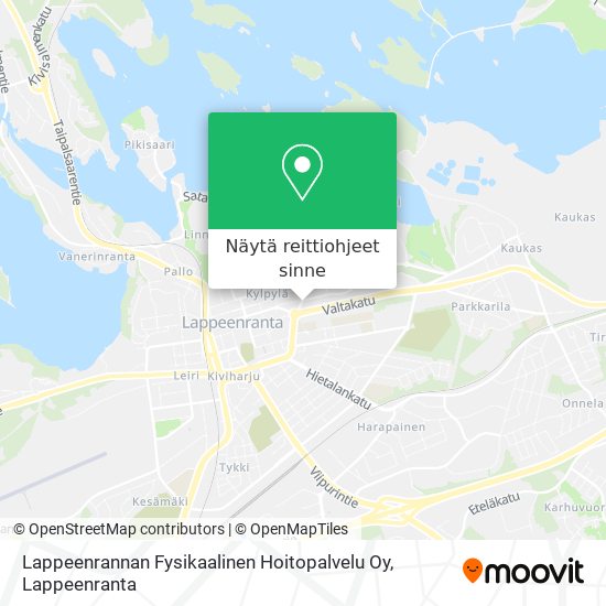 Lappeenrannan Fysikaalinen Hoitopalvelu Oy kartta