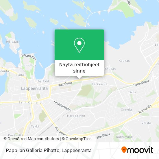 Pappilan Galleria Pihatto kartta
