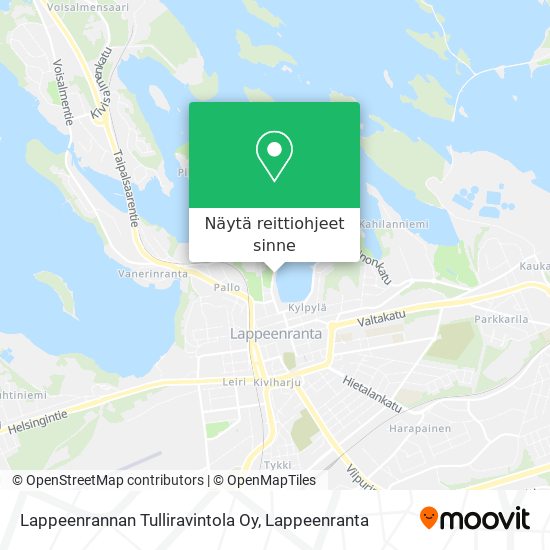 Lappeenrannan Tulliravintola Oy kartta