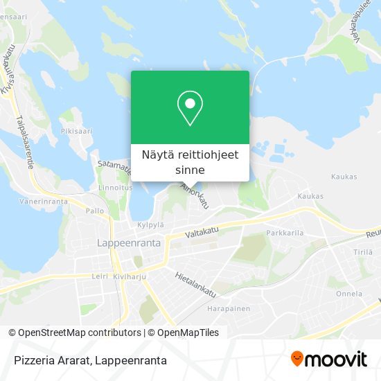 Pizzeria Ararat kartta