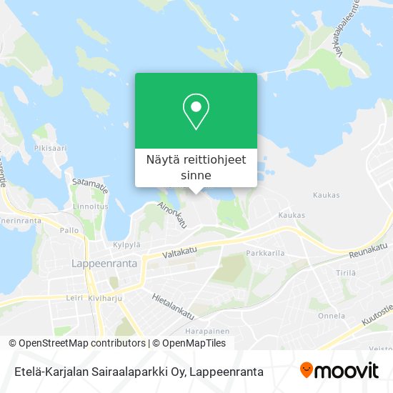 Etelä-Karjalan Sairaalaparkki Oy kartta