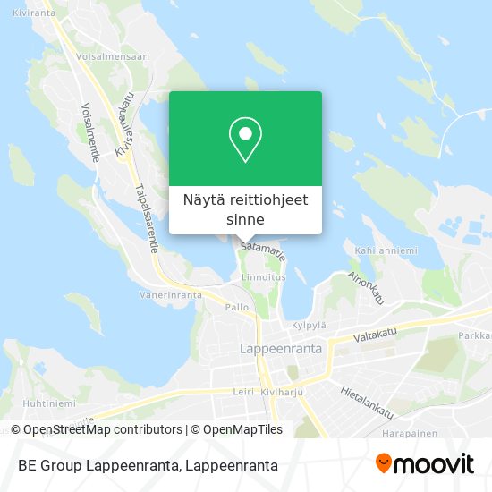 BE Group Lappeenranta kartta
