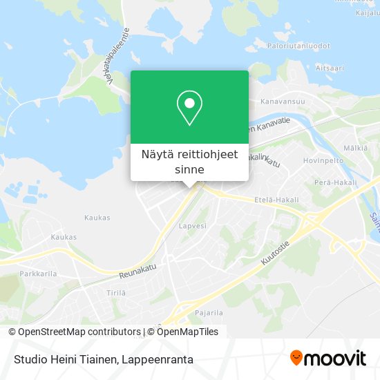 Studio Heini Tiainen kartta