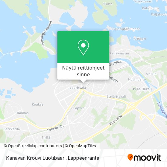 Kanavan Krouvi Luotibaari kartta