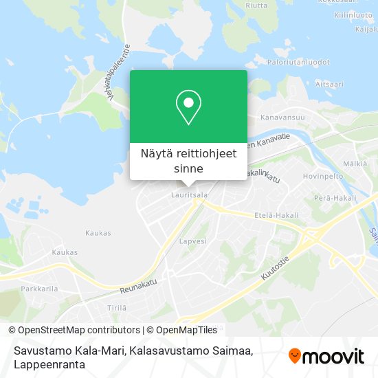Savustamo Kala-Mari, Kalasavustamo Saimaa kartta