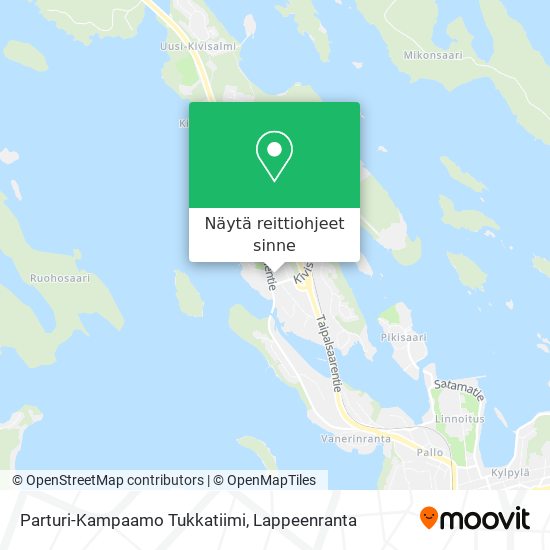 Parturi-Kampaamo Tukkatiimi kartta