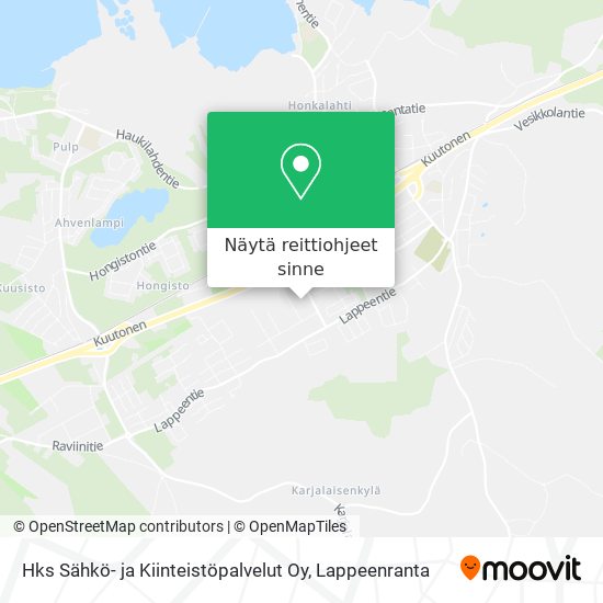 Hks Sähkö- ja Kiinteistöpalvelut Oy kartta