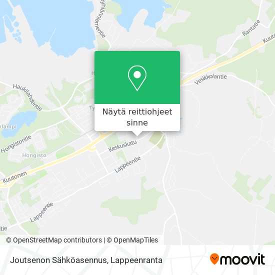 Joutsenon Sähköasennus kartta