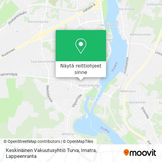 Keskinäinen Vakuutusyhtiö Turva, Imatra kartta