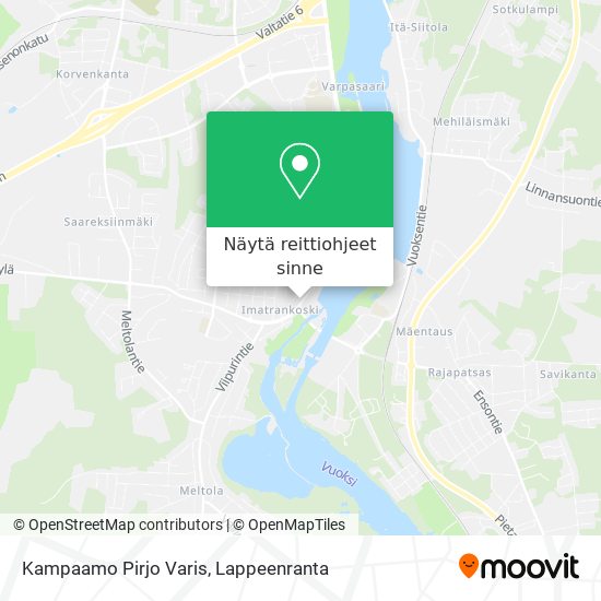 Kampaamo Pirjo Varis kartta