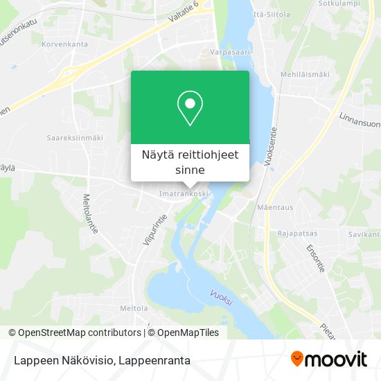 Lappeen Näkövisio kartta