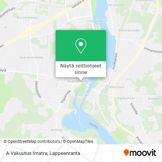 A-Vakuutus Imatra kartta