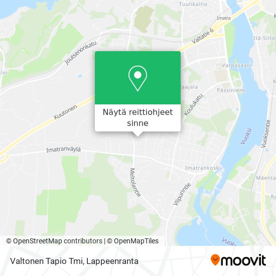 Valtonen Tapio Tmi kartta