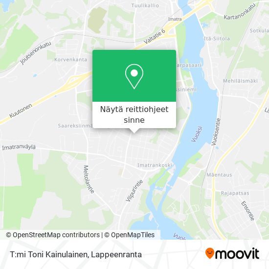 T:mi Toni Kainulainen kartta