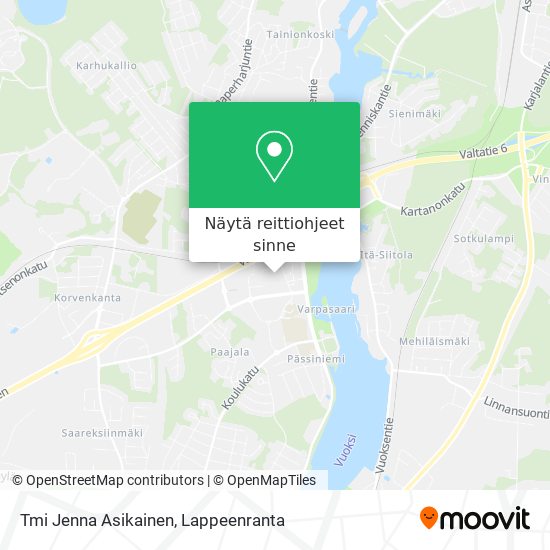 Tmi Jenna Asikainen kartta