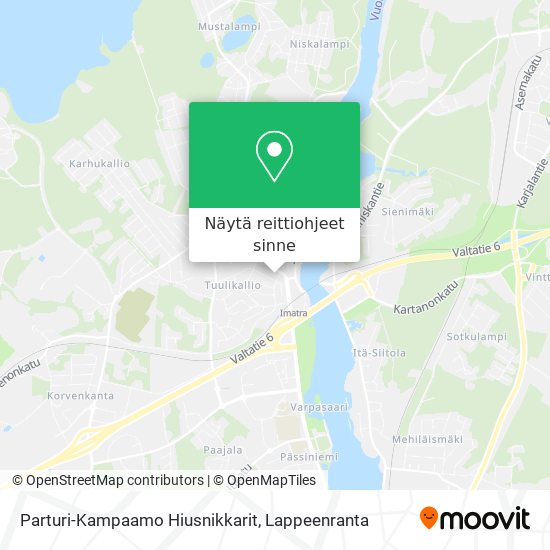 Parturi-Kampaamo Hiusnikkarit kartta