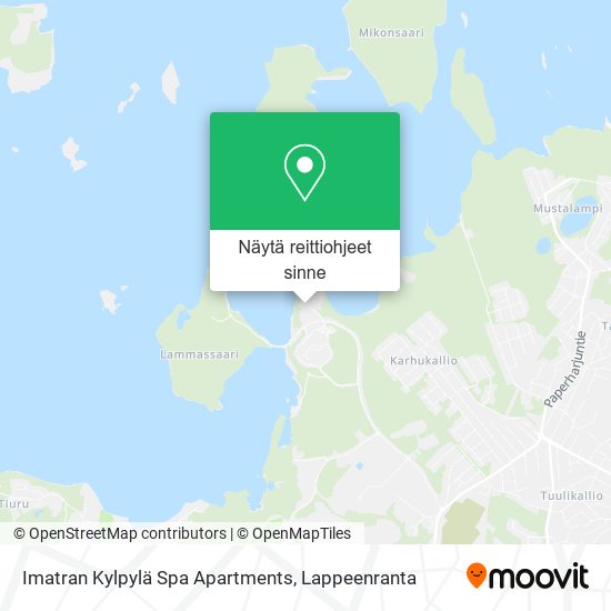 Imatran Kylpylä Spa Apartments kartta