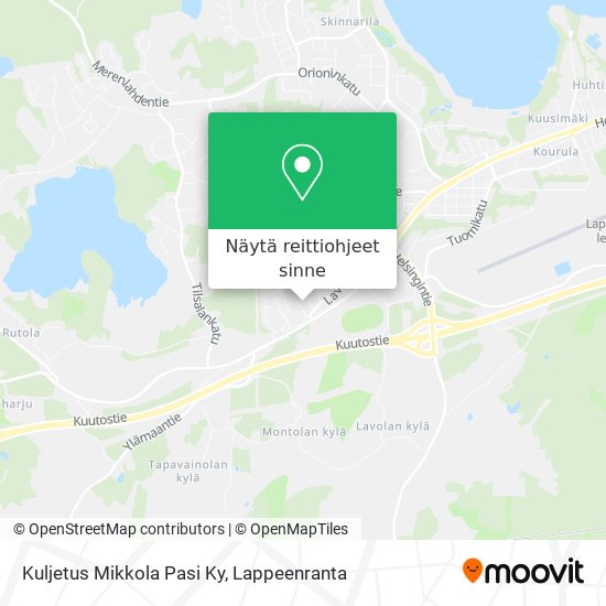 Kuljetus Mikkola Pasi Ky kartta