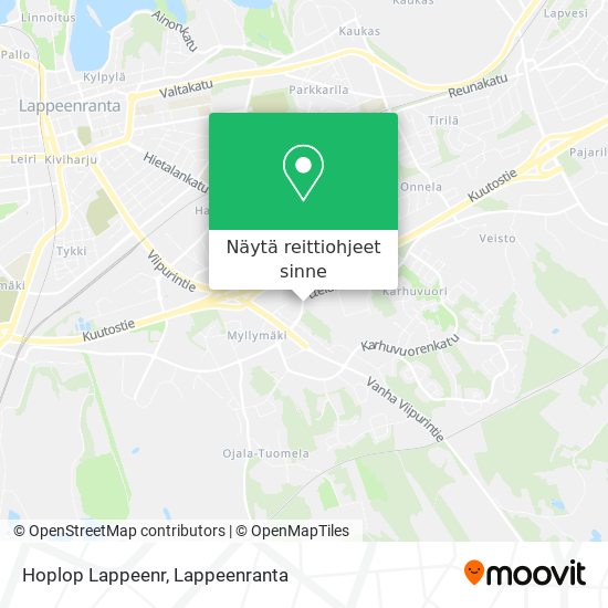 Hoplop Lappeenr kartta
