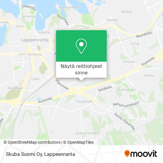 Skuba Suomi Oy kartta
