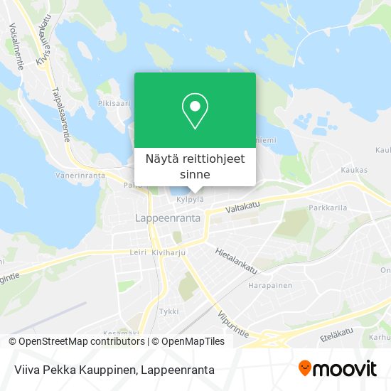 Viiva Pekka Kauppinen kartta