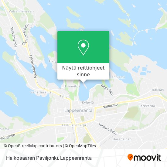 Halkosaaren Paviljonki kartta