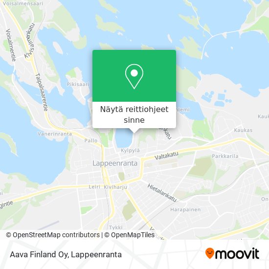 Aava Finland Oy kartta
