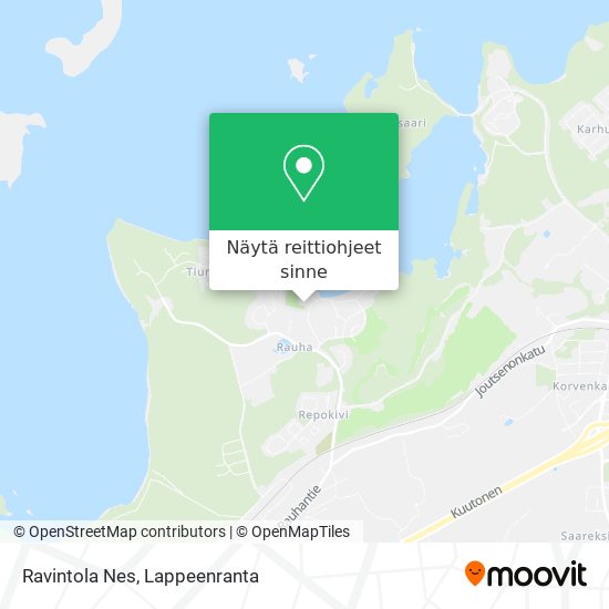 Ravintola Nes kartta