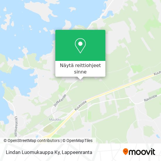 Lindan Luomukauppa Ky kartta