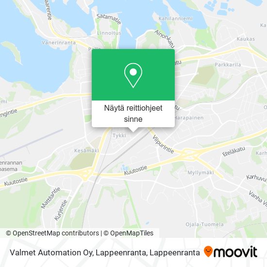 Valmet Automation Oy, Lappeenranta kartta