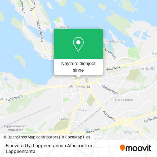 Finnvera Oyj Lappeenrannan Aluekonttori kartta